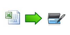 Import From Excel' feature in software.