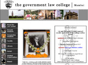 Professional website developed by Virtual Splat for a Government Law College