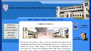 Portal designed for a School in Mumbai.